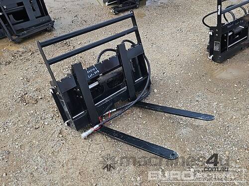 Unused Captok Side Shift Forks to suit Mini Skidsteer Loader 