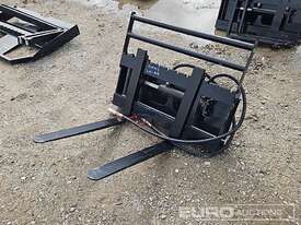Unused Captok Side Shift Forks to suit Mini Skidsteer Loader  - picture0' - Click to enlarge