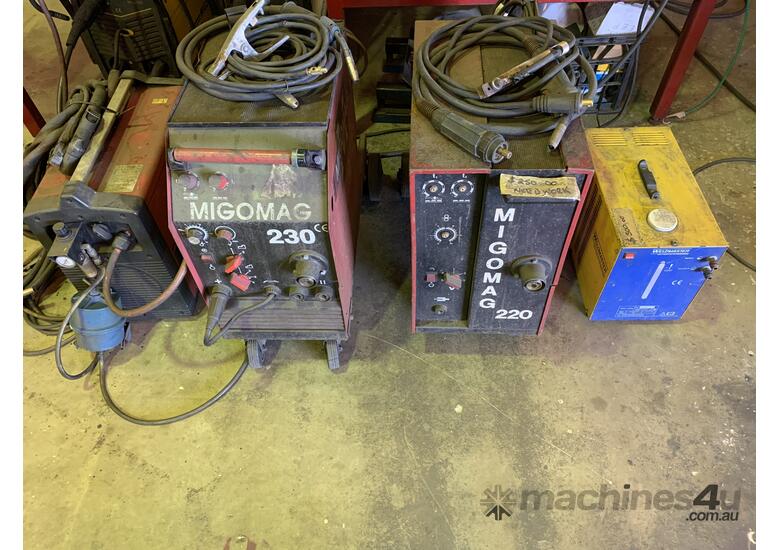 caption Miller Tig Welders 250 & 250DX