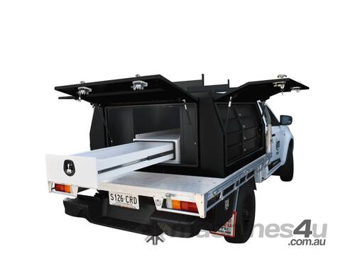 767Pc Advanced Powder Coated Aluminium Canopy Kit (1780X1780X860Mm) (Black Knight)
