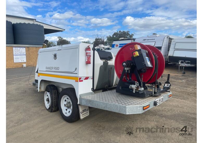 caption 2023 SewerQuip Ranger R50D Trailer Mounted Water Jetting Machine
