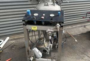 Stainless pressure vessel hopper pot air SODA BLAST Dry Ice Blasting Machine