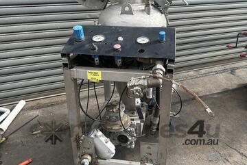 Stainless pressure vessel hopper pot air SODA BLAST Dry Ice Blasting Machine