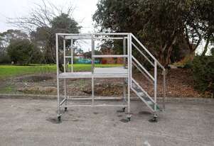 Stainless Steel Installation Access Platform Steps - 5 steps