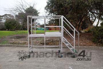 Stainless Steel Installation Access Platform Steps - 5 steps