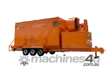 Towable Mobile Sandblasting Dust Collectors 40,000 cfm - Diesel