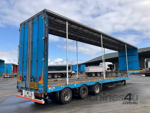 2008 Maxitrans ST3 Tri Axle Drop Deck Curtainside B Trailer