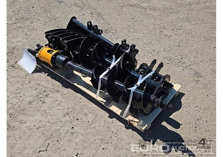 Unused Captok Qty (8 of), Quick Hitch, Rake, Ripper, Grabber, 20cm Auger, 30cm, Auger Rod, 800mm Buc
