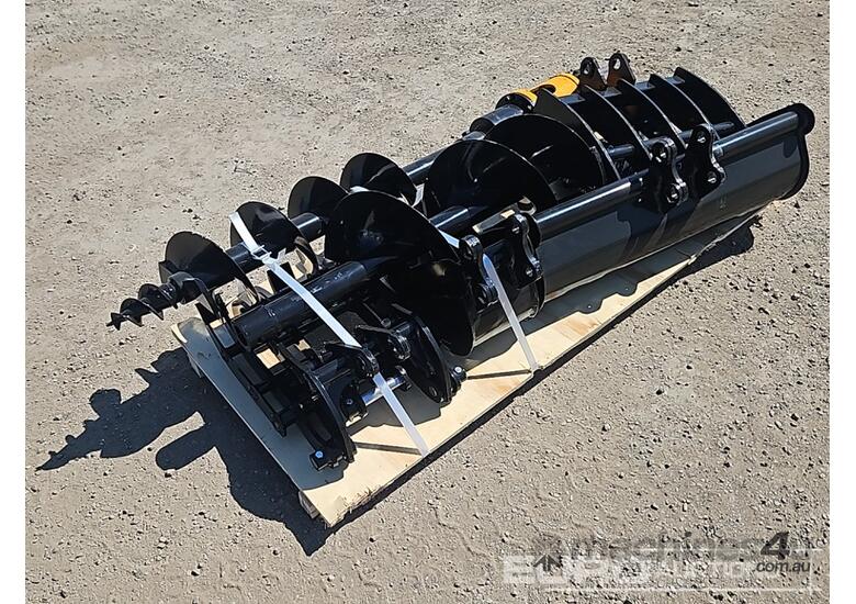 Unused Captok Qty (8 of), Quick Hitch, Rake, Ripper, Grabber, 20cm Auger, 30cm, Auger Rod, 800mm Buc