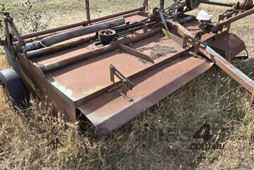 (8991) Trailing 8ft Off-set Hay Slasher (Staughton Vale, VIC)