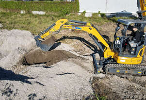 XCMG XE35U Canopy Mini Excavator Plate Clearance 0% Finance Kubota Engine + Bucket Set