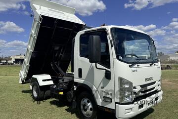 Isuzu NPR45/155 Single Cab 4x2 Factory Steel PTO Tipper Truck. Ex Council.