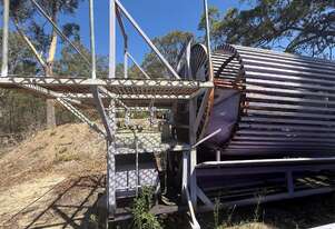 Firewood Trommel with Kubota Diesel Powerpack