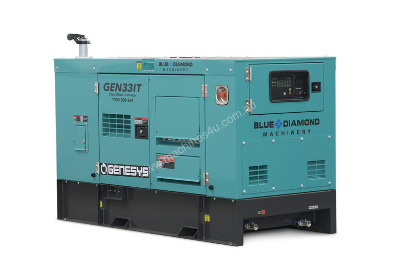 caption 33 KVA Isuzu Diesel Generator 415V - ISUZU ENGINE - 2 Years Warranty