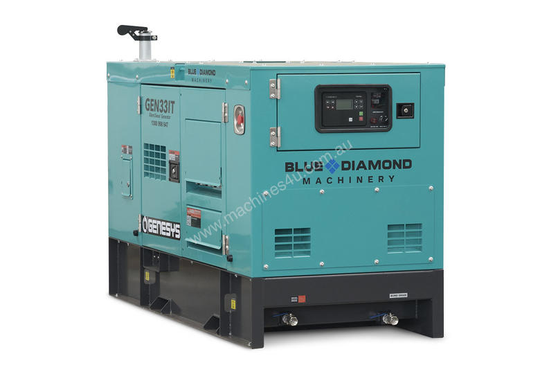 caption 33 KVA Isuzu Diesel Generator 415V - ISUZU ENGINE - 2 Years Warranty