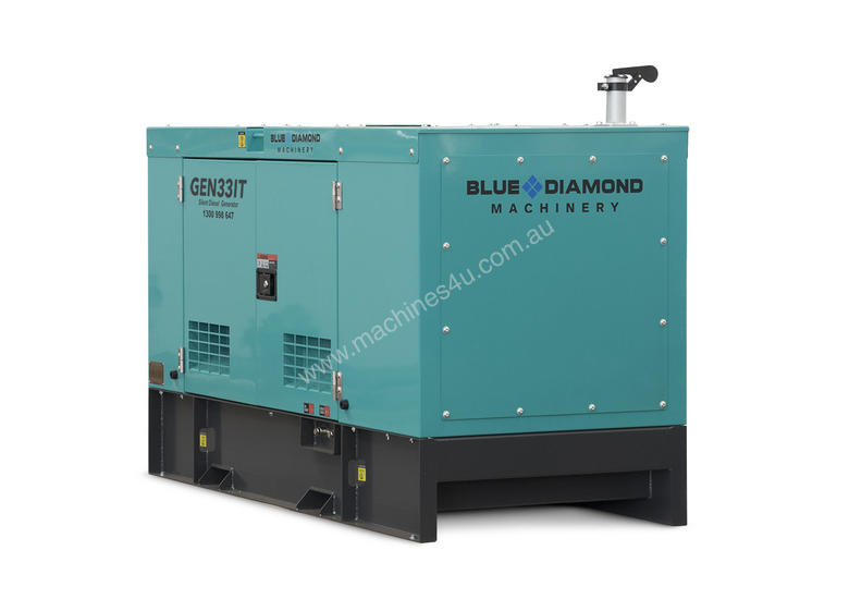 caption 33 KVA Isuzu Diesel Generator 415V - ISUZU ENGINE - 2 Years Warranty
