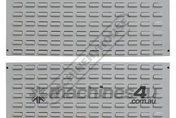 LP-900 Industrial Wall Backing Panels - Louvre Type 900 x 456 x 20mm - 2 Piece Suits Plastic Buckets