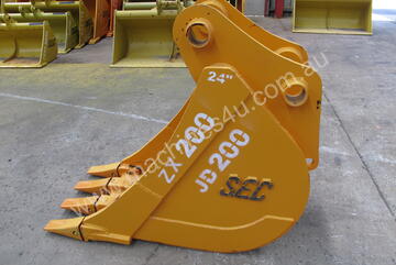 SEC 20 Ton Trenching Bucket for Hitachi ZX200 - Includes Pin, 600mm Width SEC 20 Ton Trenching Bucket for Hitachi ZX200 - Includes Pin, 600mm Width