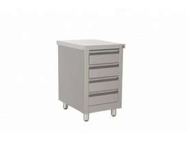 DCI0004 Stainless Steel 4 Drawer Cabinet - picture0' - Click to enlarge