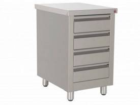 DCI0004 Stainless Steel 4 Drawer Cabinet - picture0' - Click to enlarge