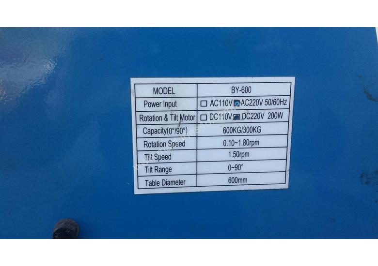 caption 600kg Welding Positioner