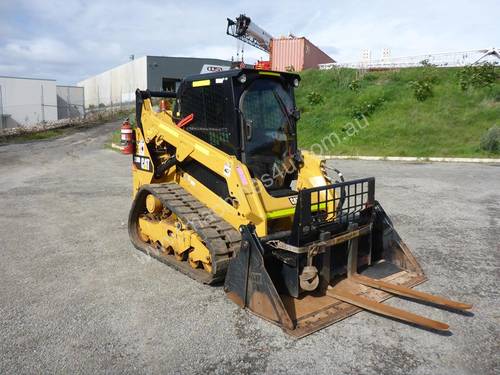2016 Caterpillar 259D Rubber Tracked Enclosed Compact Track Loader in Auction