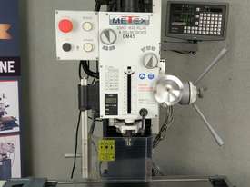 Geared Head Milling Machine METEX DM45 POWER DRO 240v MT4 Drilling Feed - picture1' - Click to enlarge