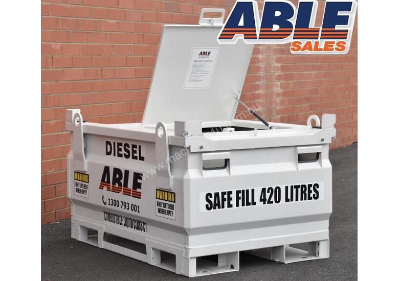 New able sales australia Able Fuel Cube Bunded 450 Litre Safe Fill 420