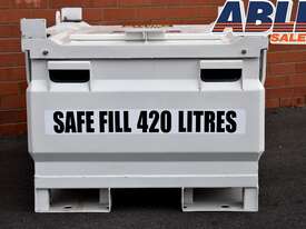 Able Fuel Cube Bunded 450 Litre (Safe Fill 420 Litre) Portable Unleaded Fuel Tank - picture2' - Click to enlarge