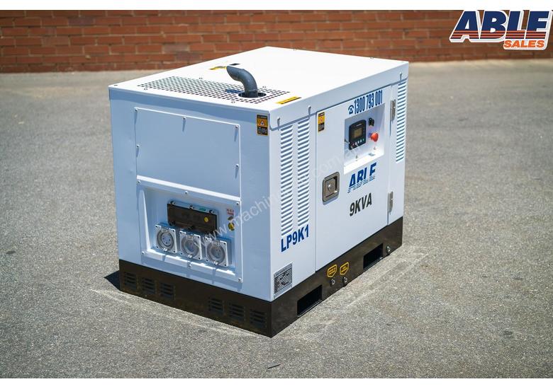 Buy New Able 9kVA Portable Diesel Generator Super Silent Australian