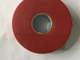Sandvik 25mm Flagging Safety Tape Red Plastic Surveyors Pack of 10 - picture1' - Click to enlarge