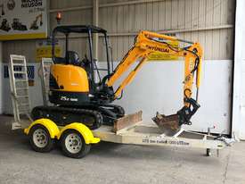 2.5 TONNE HYUNDAI EXCAVATOR & TRAILER PACKAGE - picture0' - Click to enlarge