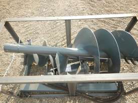 Hydraulic Auger to suit Skidsteer Loader - picture1' - Click to enlarge