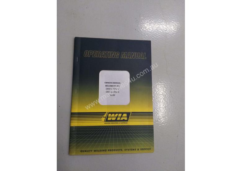 caption WIA Weldmaster 305 Welder