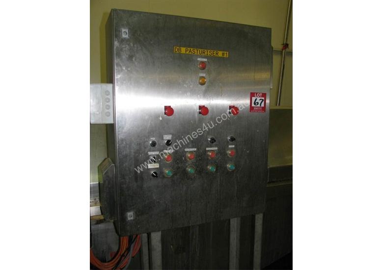 caption Tunnel Pasteuriser/cooler Stainless steel 7.3m long