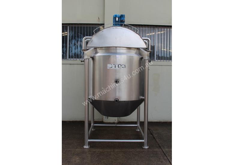 Used Stainless Steel Jacketed Mixing Kettle Steam Jacketed Kettle in