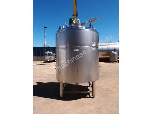 Stainless Steel Jacketed Mixing Tank, Capacity: 4,500Lt