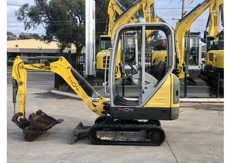 caption Used Wacker Neuson 1404 1.5tonne Mini Excavator