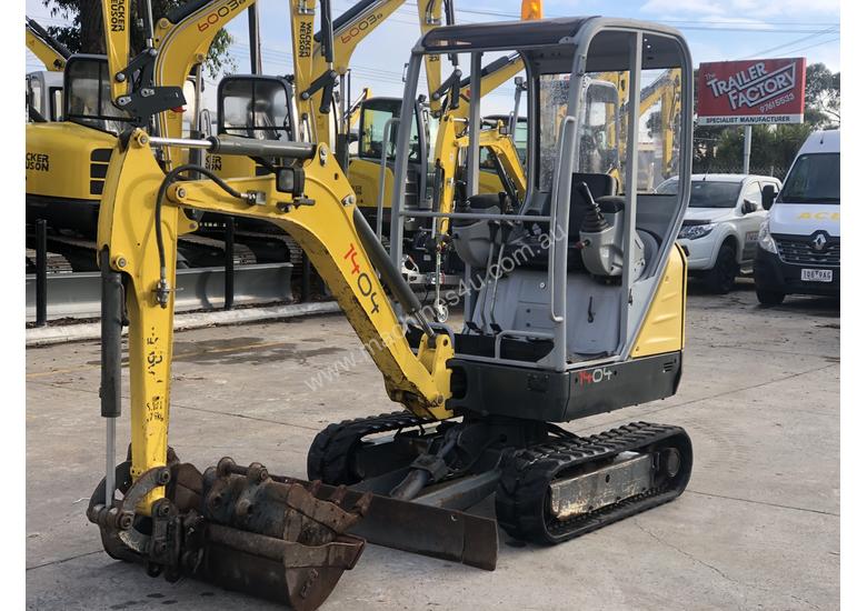 caption Used Wacker Neuson 1404 1.5tonne Mini Excavator