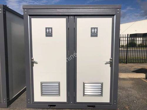 As New Transportable Double Toilet Block