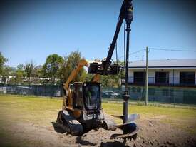 TPE - Telescopic piling & drilling extension for skid steers - picture0' - Click to enlarge