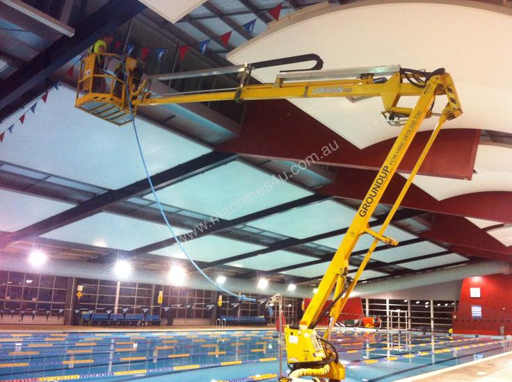 caption Leguan 125 Spider Lift for hire.