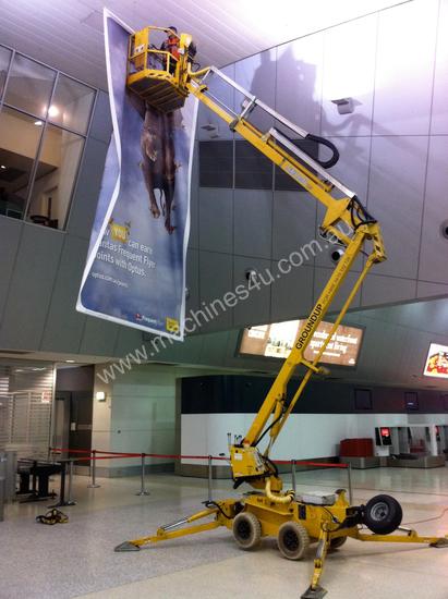 caption Leguan 125 Spider Lift for hire.