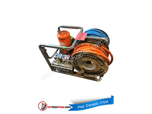 Holmatro Hydraulic Pump with Dual Hose Reel and Hose DPU60DC CRM