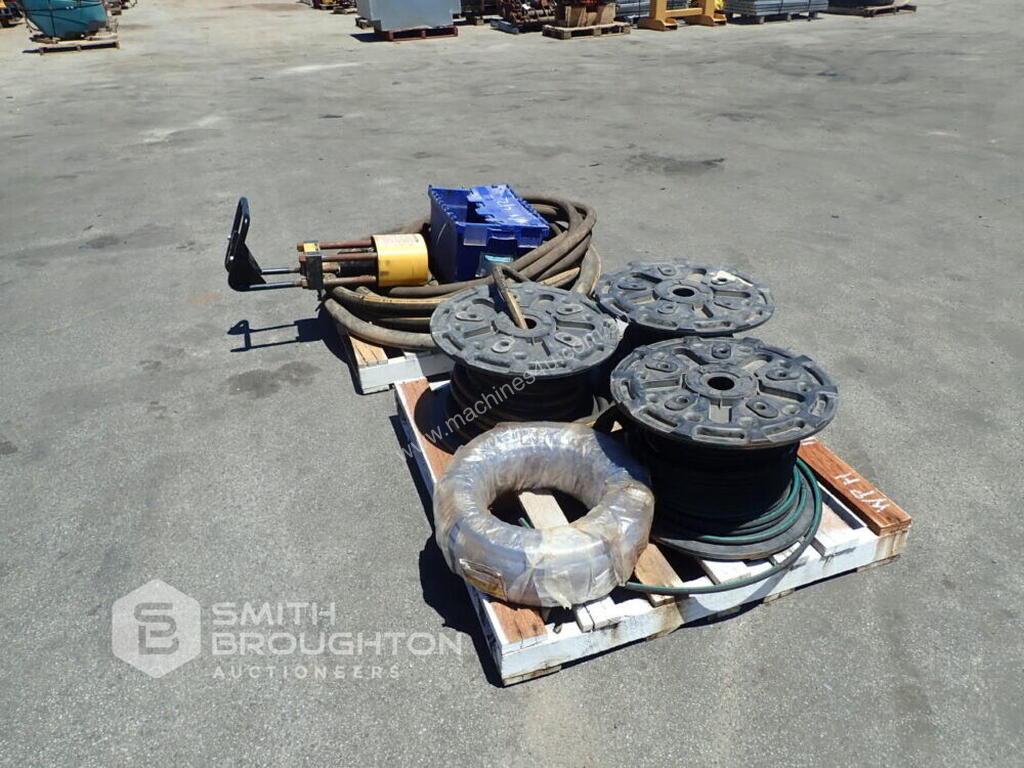 Used 2 X PALLETS COMPRISING OF PARKER HOSE PRESS VARIOUS DIE CAGES 6 X