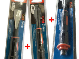 Sutton Tools Cold Chisel Set 12mm x 165, 19mm x 175, 25mm x 210 - picture0' - Click to enlarge