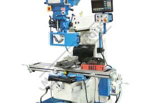 Industrial Turret Milling Machine BM-40V Table Travel: (X) - 860mm (Y) - 360mm (Z) - 425mm Includes