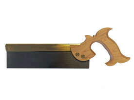 1776 Tenon Saw with Brass Backed Blade and Pistol Grip - Traditional Open Handle by Pax - picture0' - Click to enlarge