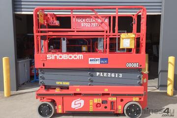 Sinoboom 2746E 26ft Electric Scissor Lift - Full Height Drive for Superior Performance!