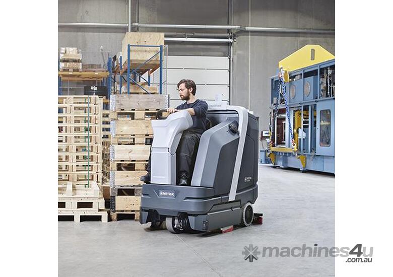 caption Nilfisk SC6000 1050D Ride-On Disk Scrubber Dryer